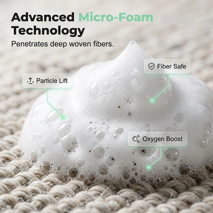 Waterless Carpet Foam Stain Remover