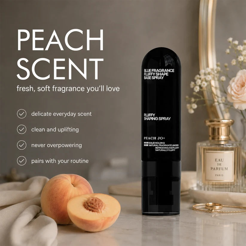 90ml Fluffy Hair Shaping Spray, Long‑Lasting Volumizing Mist with Sweet Peach Fragrance
