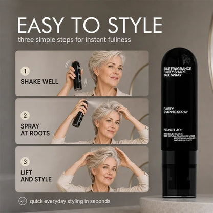 90ml Fluffy Hair Shaping Spray, Long‑Lasting Volumizing Mist with Sweet Peach Fragrance