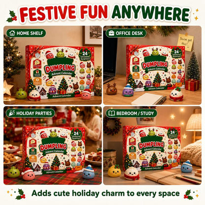 2026 Dumpling Squishy Advent Calendar - Indoor Recreation Stress Relief Toy