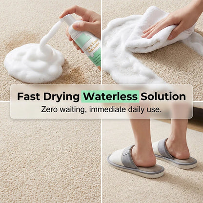 Waterless Carpet Foam Stain Remover